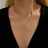 Real 18K Gold Plated Stainless Steel Pendant Necklaces CP2918-5-2