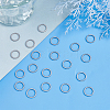 Unicraftale 100Pcs 304 Stainless Steel Linking Ring STAS-UN0041-24-5