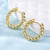 Brass Huggie Hoop Earrings EJEW-L231-31G-1