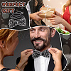 Adjustable Resin Rhinestone Polyester Bow Ties for Men AJEW-WH0472-01B-7