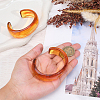 Transparent Acrylic Cuff Bangles for Women BJEW-WH0032-028A-3