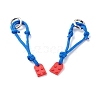 Polyester & Spandex Cord Bracelet Sets BJEW-JB06367-04-6
