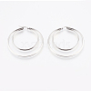 Tarnish Resistant 201 Stainless Steel Hoop Earrings EJEW-I213-B-01P-2