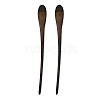 Vintage Schima Wood Hair Sticks Findings OHAR-N008-12-1