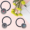 6Pcs 3 Colors Alloy Hair Ties DIY-CY0001-80B-7