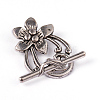 Tibetan Style Alloy Toggle Clasps LS-LF0677Y-3