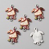 Zinc Alloy Enamel Connector Charms FIND-WH0136-19F-1