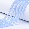 Electroplate Glass Beads Strands EGLA-A044-J2mm-B03-1