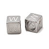 304 Stainless Steel European Beads STAS-D382-02W-P-1