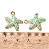 304 Stainless Steel Enamel Pendants STAS-Z193-13G-03A-3