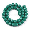 Opaque Solid Color Glass Beads Strands X-GLAA-T032-P8mm-12-2