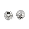 Anti-Tarnish Textured 316 Surgical Stainless Steel Beads STAS-M106-01D-P-3