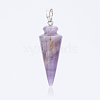 Natural Amethyst Pendants X-G-P236-07-2