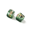 Baking Paint Handmade Gold Sand Lampwork Beads LAMP-P072-01A-06-2