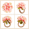 Jute Braided Napkin Rings DJEW-WH0038-53A-4