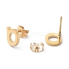 Ion Plating(IP) 304 Stainless Steel Stud Earrings STAS-Z028-A-21G-2