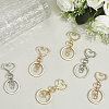 18Pcs Alloy Swivel Keychain Clasps KEYC-SP0001-48B-P-7
