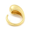 Brass Micro Pave Clear Cubic Zirconia Open Cuff Ring for Women RJEW-M173-02B-G-3