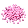 Baking Paint Opaque Glass Beads GLAA-A045-06H-1