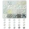 DIY Round Glass Beads Jewelry Making Finding Kits DIY-YW0009-33G-1