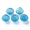 Transparent Handmade Blown Glass Globe Beads GLAA-T012-45-1