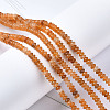 Natural Red Aventurine Beads Strands G-S366-126-4