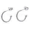 Non-Tarnish 316 Surgical Stainless Steel Stud Earrings EJEW-N097-077P-3