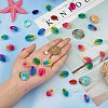 Spray Paint Cowrie Shell Beads DIY-SZ0007-38-2