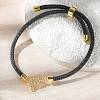 Adjustable Nylon Cord Bracelets BJEW-C096-01G-16-1