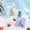 48Pcs 4 Styles Christmas Plastic Cabochons FIND-SC0011-29-6