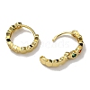 Rack Plating Brass Hoop Earrings with Cubic Zirconia EJEW-D063-11G-2
