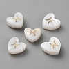 5Pcs Natural White Shell Beads BSHE-TAC0004-02B-1