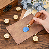 SUPERDANT 6Pcs 6 Style Wax Seal Brass Stamp Head DIY-SD0001-44-4