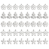 DICOSMETIC 100Pcs 5 Style 304 & 201 Stainless Steel Pendants STAS-DC0012-76-1