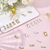 24Pcs 12 Styles Eco-Friendly Brass Watch Band Clasps KK-DR0001-65-4