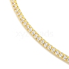 Rack Plating Brass Pave Clear Cubic Zirconia Round Ball Choker Necklaces NJEW-A031-02-01G-3