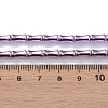 Electroplate Glass Beads Strands EGLA-Q128-13B-4