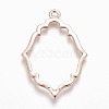 Rack Plating Alloy Open Back Bezel Pendants LS-X-PALLOY-Q351-06RG-FF-2