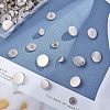 Alloy Shank Buttons BUTT-OC0001-10-6