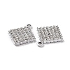 Alloy Crystal Rhinestone Pendants ALRI-H004-11P-2