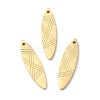 Ion Plating(IP) 316L Surgical Stainless Steel Pendants STAS-H213-06G-2