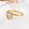 Rotatable Finger Rings for Women RJEW-B115-01G-04-3