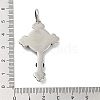 304 Stainless Steel Big Pendants STAS-M336-01D-AS-3