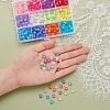 600Pcs 12 Colors Transparent Acrylic Beads TACR-YW0001-34-9