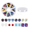 Handmade Millefiori Glass Beads LAMP-KS0001-01-1