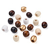 Craftdady 210Pcs 7 Style Unfinished Natural Wood Beads WOOD-CD0001-20-2