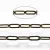 Brass Paperclip Chains X-CHC-S008-001D-AB-2