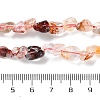 Natural Hematoid Quartz/Ferruginous Quartz Beads Strands G-P497-01C-01-5