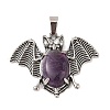 Natural Amethyst Pendants G-G871-02AS-01-1