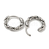 316 Surgical Stainless Steel Hoop Earrings EJEW-D096-19H-AS-2